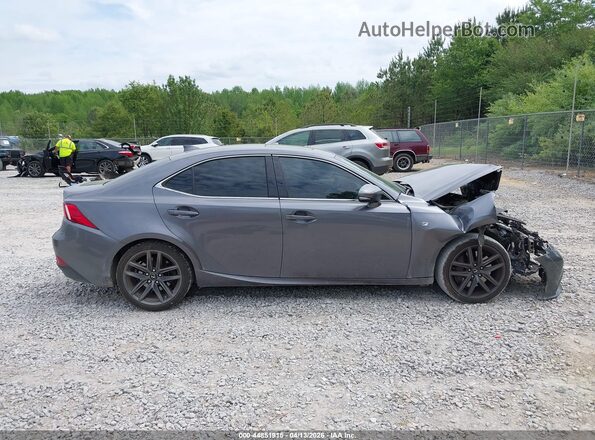 JTHBA1D27G5008003 2016 LEXUS IS 200T Gray Widok wnętrza z tyłu
