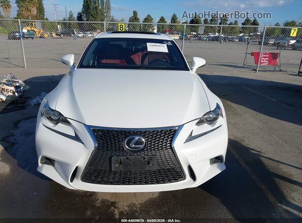 JTHBA1D28G5035744 2016 LEXUS IS 200T Белый Вид задней части салона