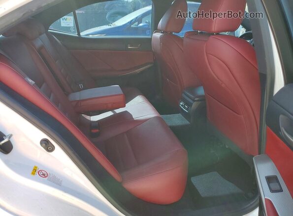 JTHBA1D29J5065763 2018 LEXUS IS Белый Вид задних сидений