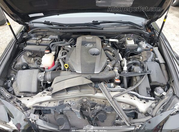 JTHBA1D2XG5015480 2016 LEXUS IS 200T Black უკანა ხედი