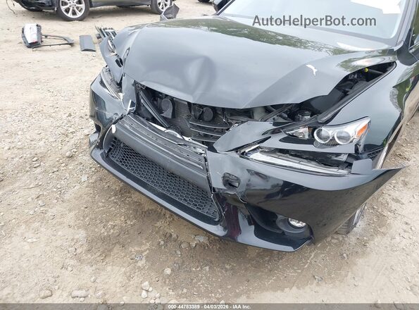 JTHBA1D2XG5015480 2016 LEXUS IS 200T Black წინა ხედი