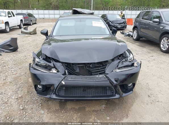 JTHBA1D2XG5015480 2016 LEXUS IS 200T Black უკანა სალონის ხედი