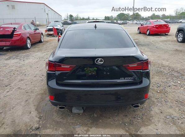 JTHBA1D2XG5015480 2016 LEXUS IS 200T Black 