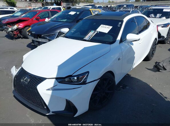 JTHBE1D2XH5029563 2017 LEXUS IS 350 White Առջևի ձախ երեք քառորդ տեսարան