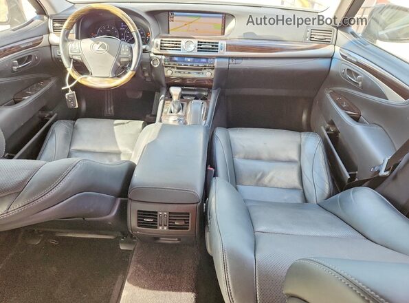 JTHBL5EF1H5144664 2017 LEXUS LS Черный Вид панели приборов