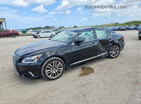 JTHBL5EF1H5144664 2017 LEXUS LS Черный Передняя левая четверть