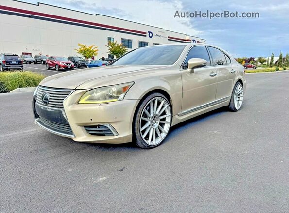 JTHBL5EF2H5143975 2017 LEXUS LS500 Золотой Задняя правая четверть