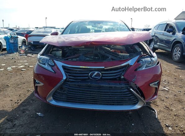 JTHBW1GGXG2107988 2016 LEXUS ES 300H Красный Вид щитка приборов