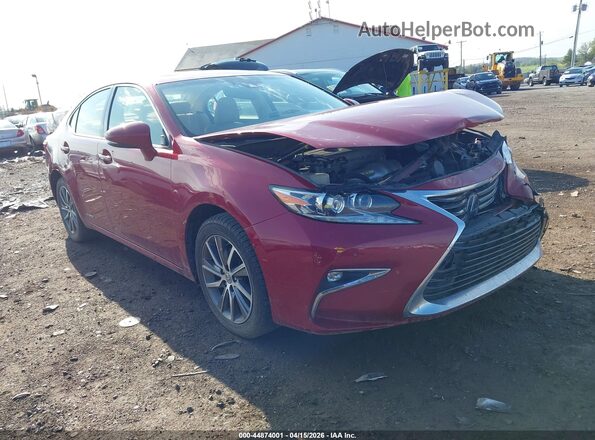 JTHBW1GGXG2107988 2016 LEXUS ES 300H Красный Передняя правая четверть
