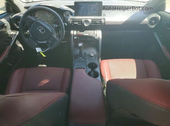JTHBZ1B23S5091109 2025 LEXUS IS Black Առջևի վահանակի տեսք
