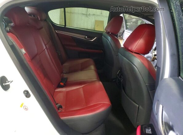 JTHBZ1BL2HA012277 2017 LEXUS GS Белый Вид задних сидений