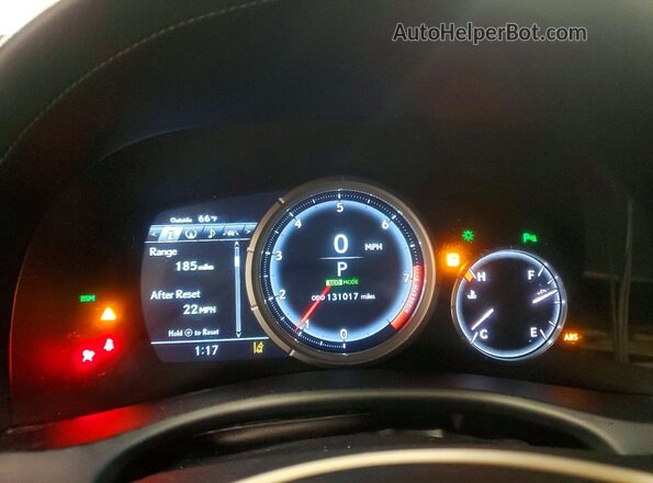 JTHBZ1BL2HA012277 2017 LEXUS GS Белый Вид щитка приборов