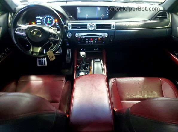 JTHBZ1BL2HA012277 2017 LEXUS GS Белый Вид панели приборов