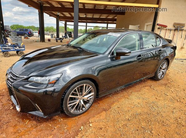 JTHBZ1BL8GA007650 2016 LEXUS GS Черный Передняя левая четверть