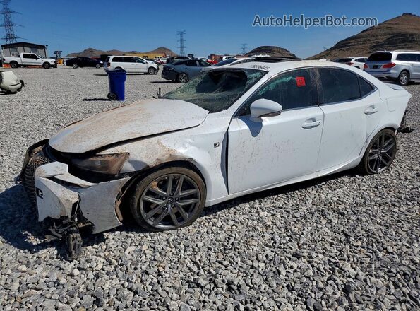 JTHC81D28J5032463 2018 LEXUS IS Белый Передняя левая четверть