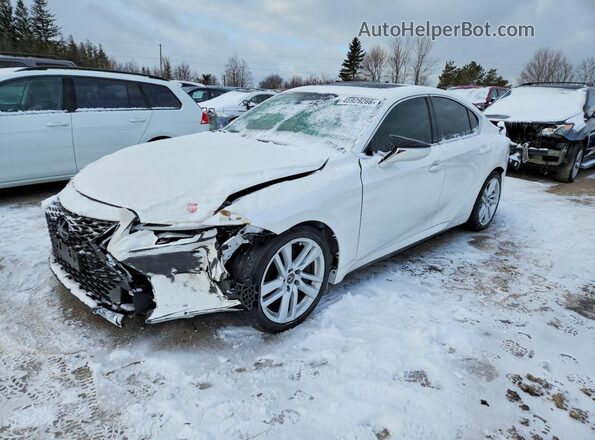 JTHC81F20P5052020 2023 LEXUS IS Белый Передняя левая четверть