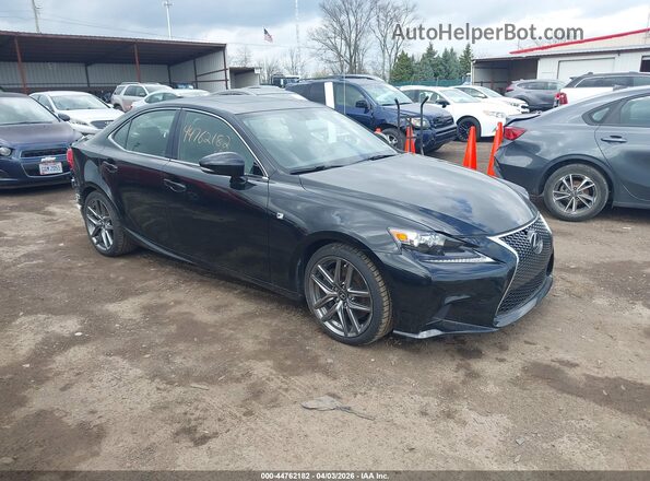 JTHCM1D21G5013127 2016 LEXUS IS 300 Черный Передняя правая четверть
