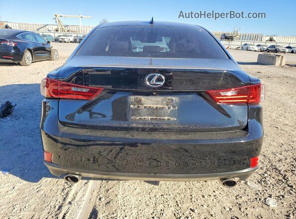 JTHCM1D27G5002178 2016 LEXUS IS Black Widok z tyłu