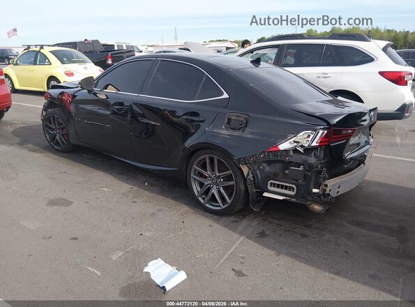 JTHCM1D2XG5012333 2016 LEXUS IS 300 Black Rear left