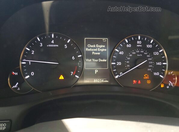 JTHCZ1BL1GA002570 2016 LEXUS GS Белый Вид щитка приборов