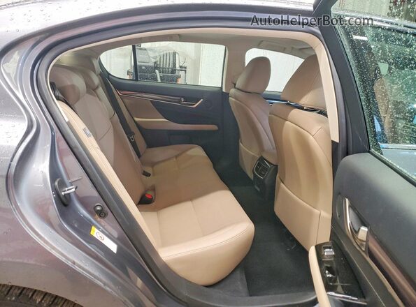 JTHCZ1BL5GA002975 2016 LEXUS GS Серый Вид задних сидений