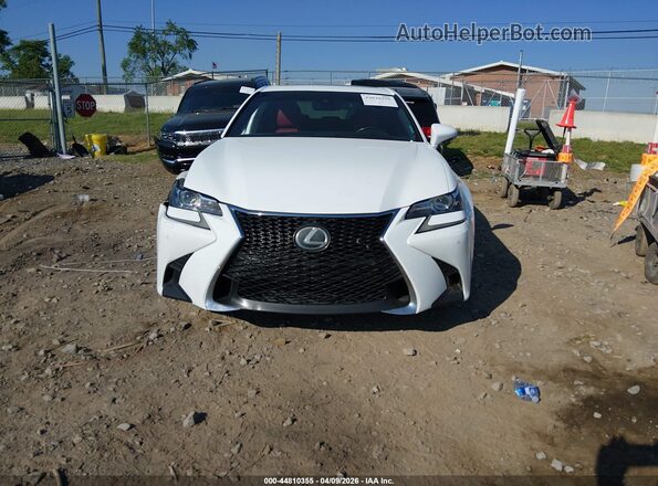 JTHCZ1BL9GA002302 2016 LEXUS GS 350 White ხელსაწყოთა პანელის ხედი