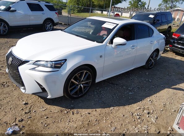 JTHCZ1BL9GA002302 2016 LEXUS GS 350 White წინა მარცხენა ხედი სამი მეოთხედიდან