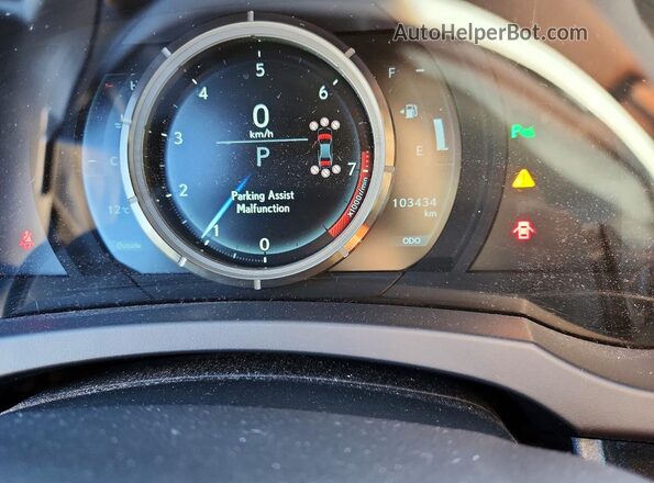 JTHCZ1D23K5017187 2019 LEXUS IS Silver Vista del cuadro de instrumentos