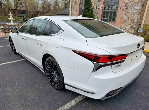 JTHD51FF4M5014687 2021 LEXUS LS Белый Задняя левая четверть