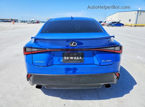 JTHDA1D20N5120471 2022 LEXUS IS Blue Widok z tyłu
