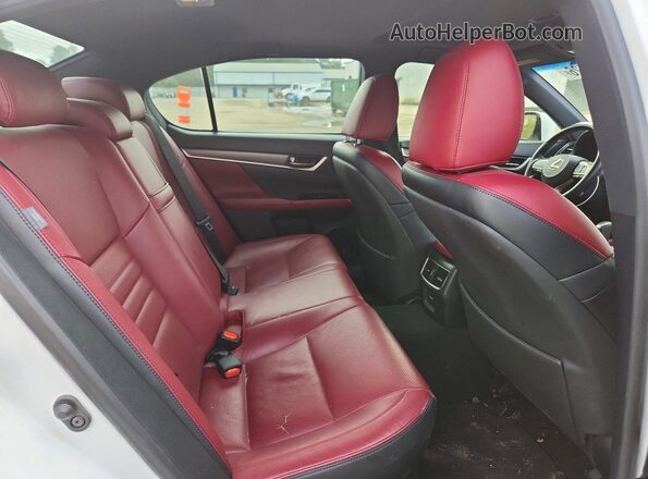 JTHEZ1BL2LA020000 2020 LEXUS GS Белый Вид задних сидений