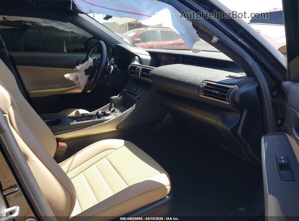 JTHGZ1B23L5036716 2020 LEXUS IS 350 Черный Вид салона спереди