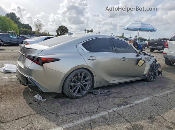 JTHGZ1B24N5055777 2022 LEXUS IS Серый Задняя правая четверть