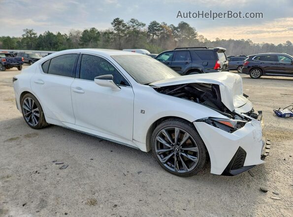 JTHGZ1B27M5044299 2021 LEXUS IS Белый Передняя правая четверть