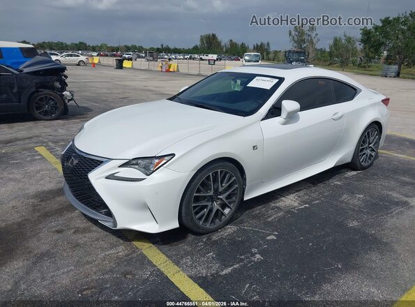 JTHHA5BC3G5004382 2016 LEXUS RC 200T White Przód lewy