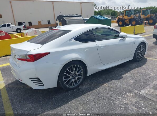 JTHHA5BC3G5004382 2016 LEXUS RC 200T White Tył prawy