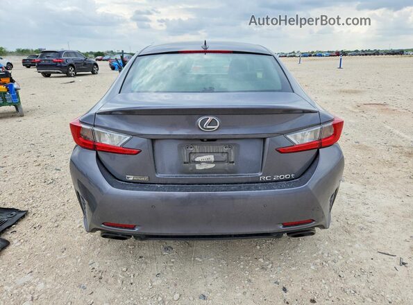 JTHHA5BC5G5003346 2016 LEXUS RC Gray უკანა ხედი