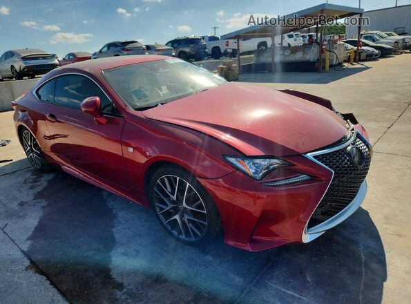 JTHHA5BC8J5008564 2018 LEXUS RC Red წინა მარჯვენა
