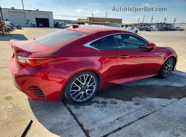 JTHHA5BC8J5008564 2018 LEXUS RC Red უკანა მარჯვენა
