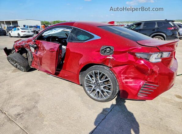 JTHHA5BC8J5008564 2018 LEXUS RC Red უკანა მარცხენა