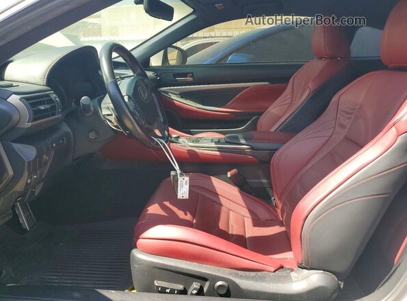 JTHHA5BC9G5001969 2016 LEXUS RC Белый Вид салона спереди