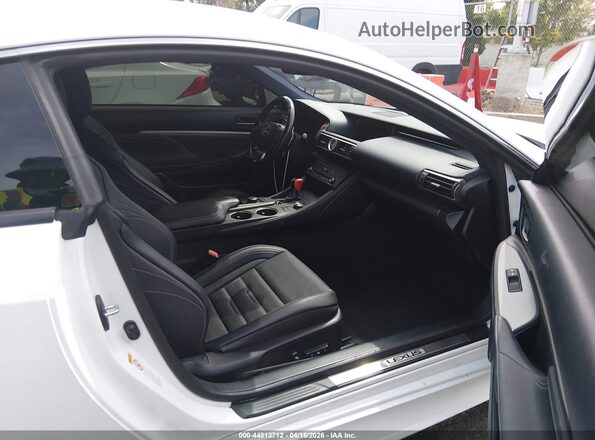 JTHHA5BCXG5003262 2016 LEXUS RC 200T White Widok wnętrza z przodu
