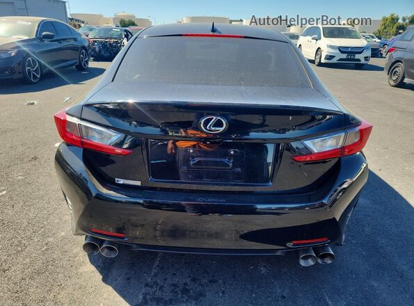 JTHHE5BC5G5013069 2016 LEXUS RC Black უკანა ხედი