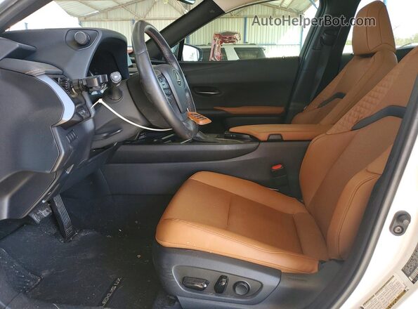 JTHP3JBH0N2054827 2022 LEXUS UX White Widok wnętrza z przodu