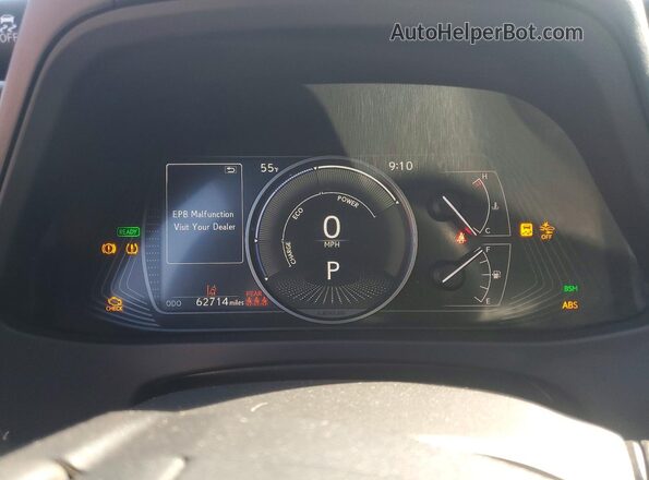 JTHP9JBH7P2066636 2023 LEXUS UX White Vista del cuadro de instrumentos