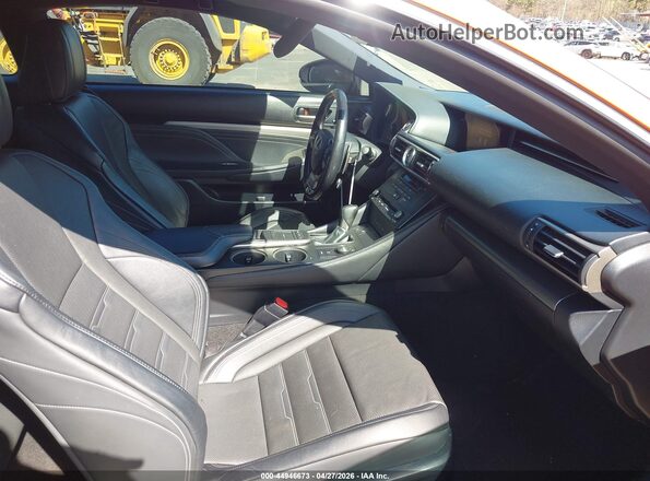 JTHSM5BC9G5000690 2016 LEXUS RC 300 Orange Вид салону спереду