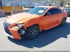 2016 Lexus Rc 300   Orange vin: JTHSM5BC9G5000690