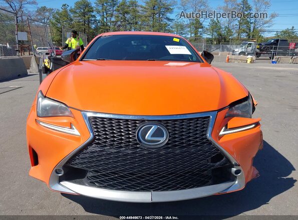 JTHSM5BC9G5000690 2016 LEXUS RC 300 Orange Вид щитка приладів