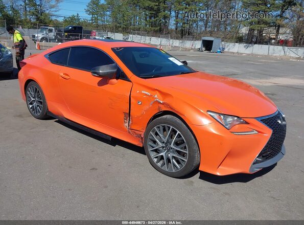 JTHSM5BC9G5000690 2016 LEXUS RC 300 Orange Передня права чверть