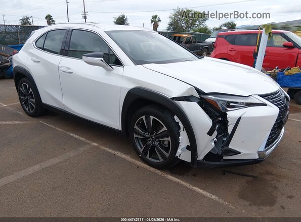 JTHY3JBH0K2019236 2019 LEXUS UX 200 White Front right